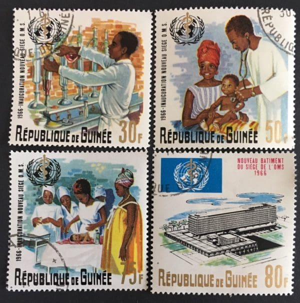 Guinea Scott # 449-53 Used CTO