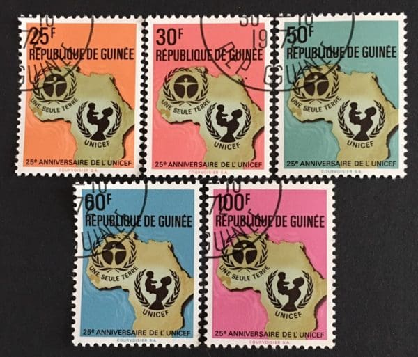 Guinea Scott # 612-17 Used CTO