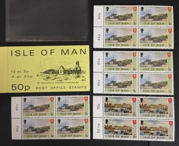 Isle of Man Scott # 17b/18a Mint Never Hinged Booklet