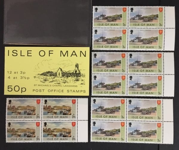 Isle of Man Scott # 17b/18a Mint Never Hinged Booklet