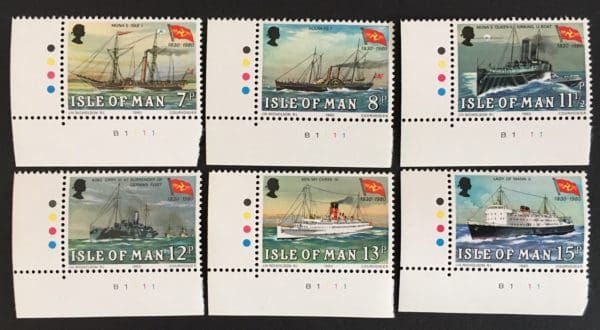 Isle of Man Scott # 168-73 Mint Never Hinged