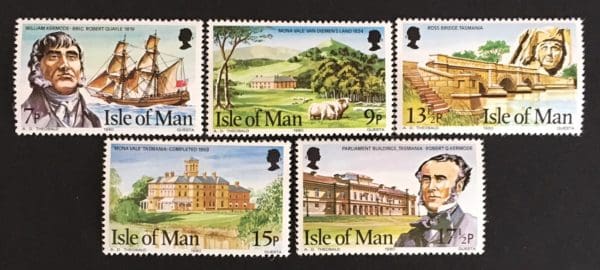 Isle of Man Scott # 177-81 Mint Never Hinged