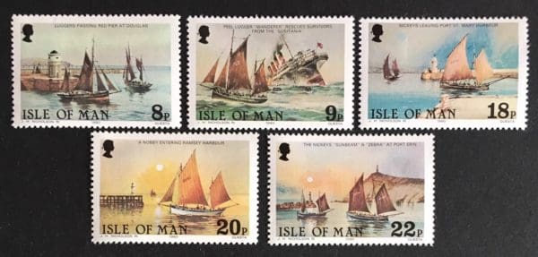 Isle of Man Scott # 184-88 Mint Never Hinged