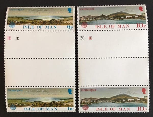 Isle of Man Scott # 99-100 Mint Never Hinged