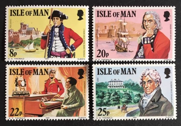 Isle of Man Scott # 193-96  Mint Never Hinged