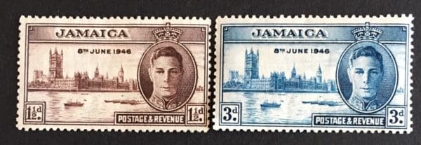 Jamaica Scott # 136-37 Mint Hinged