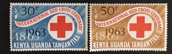 Kenya Uganda & Tanganyika Scott # 142-43 Mint Never Hinged