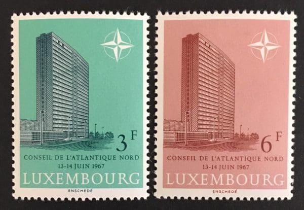 Luxembourg Scott # 452-53 Mint Never Hinged