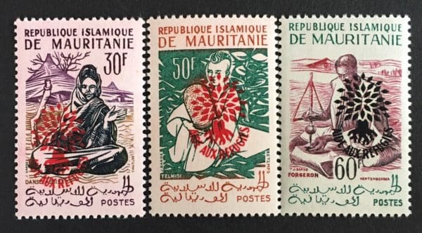 Mauritania Scott # 129-30//32 Mint Never Hinged