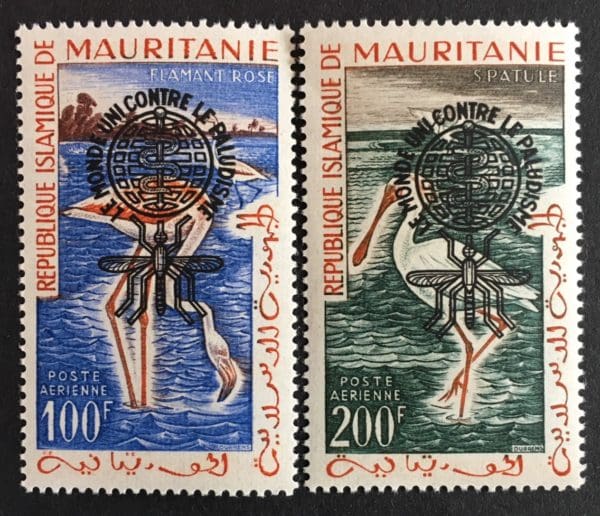 Mauritania Scott # C14-C15 Mint Never Hinged (Type I)