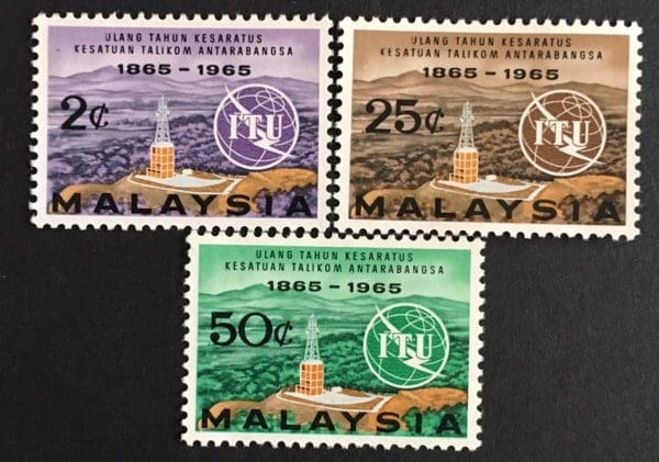 Malaysia Scott # 12-14 Mint Never Hinged