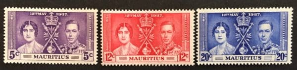 Mauritius # 208-210 Mint Hinged