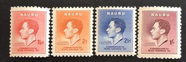 Nauru # 35-38 Mint Never Hinged