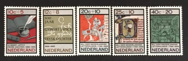 Netherlands Scott   # B409-13 Mint Never Hinged