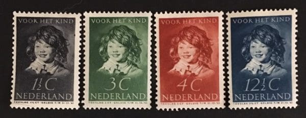 Netherlands Scott   # B98-100//102 Mint Hinged