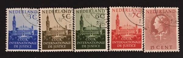 Netherlands Scott   # O27//30-32//36 Used