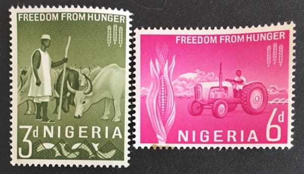 Nigeria  Scott # 141-42 Mint Never Hinged