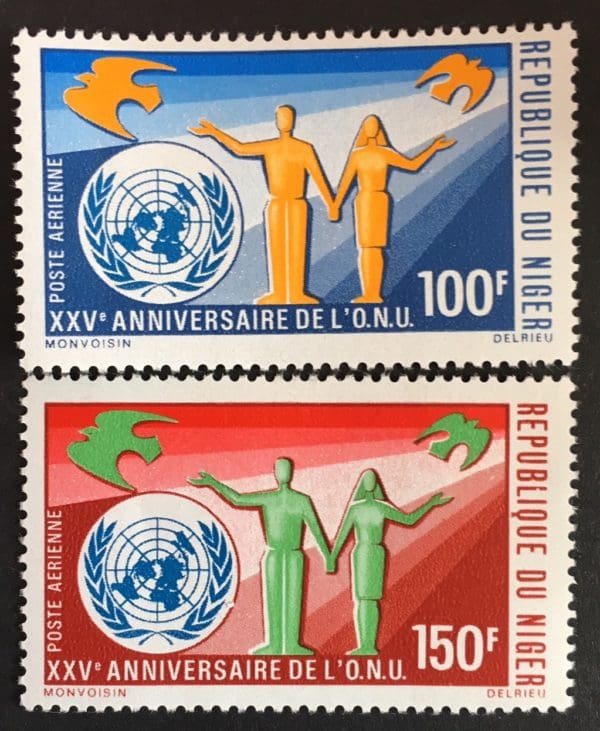 Niger Scott # C-131-132 Mint Never Hinged