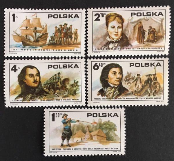 Poland Scott # 2117-21  Mint Never Hinged