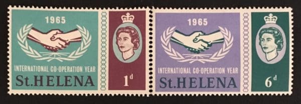 St. Helena Scott # 110-11 Mint Never Hinged 182-83