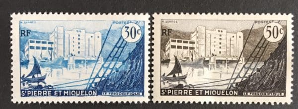 St. Pierre & Miquelon Scott # 346-47 Mint Hinged