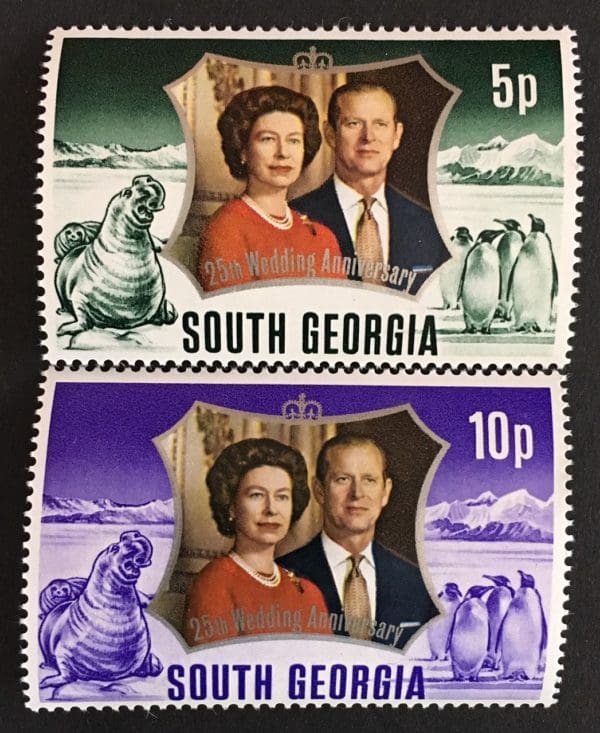 South Georgia Scott # 35-36 Mint Hinged