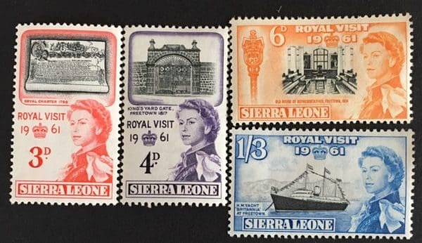 Sierra Leone Scott # 221-24 Mint Hinged