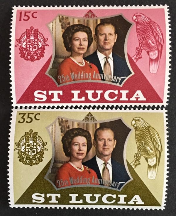 St. Lucia Scott # 328-29 Mint Never Hinged