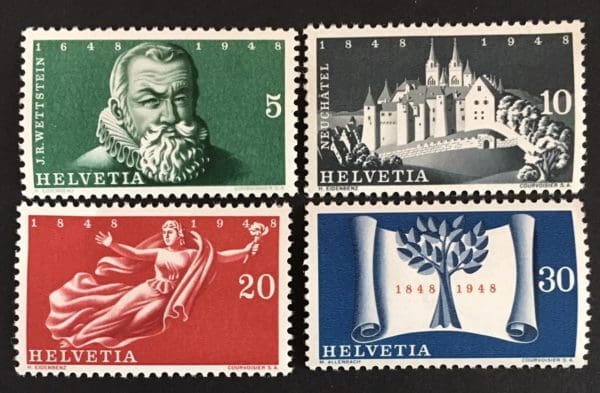 Switzerland Scott # 312-15 Mint Never Hinged