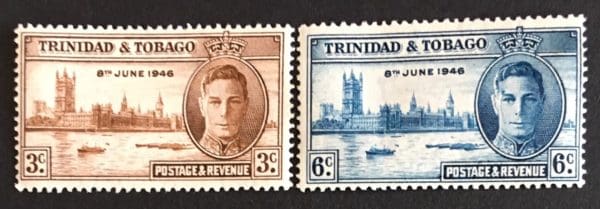 Trinidad & Tobago Scott # 62-63 Mint Hinged