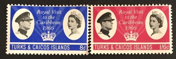 Turks and Caicos Scott # 150-51 Mint Never Hinged