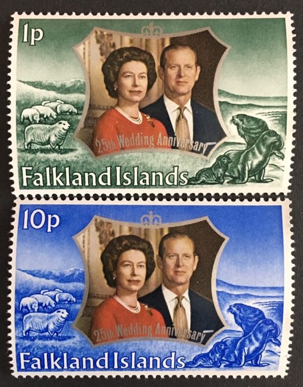 Falkland Islands Scott # 223-24 Mint Hinged