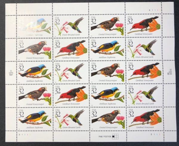 Scott # 3222-3225 MNH Sheetlet