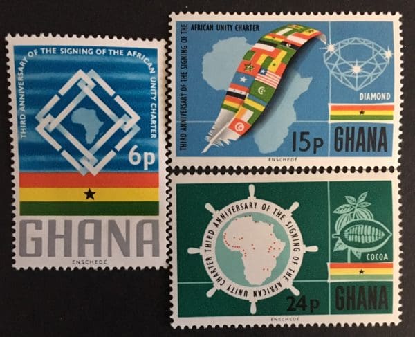 Ghana Scott 256-58 Mint Never Hinged