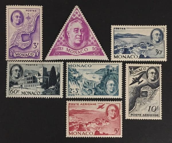 Monaco Scott 198-200//202//B93//C14-C15 Mint Never Hinged