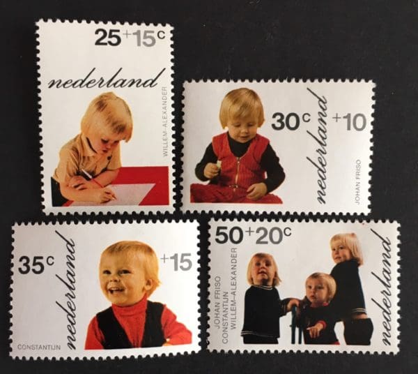 Netherlands Scott # B489-B492 Mint Hinged