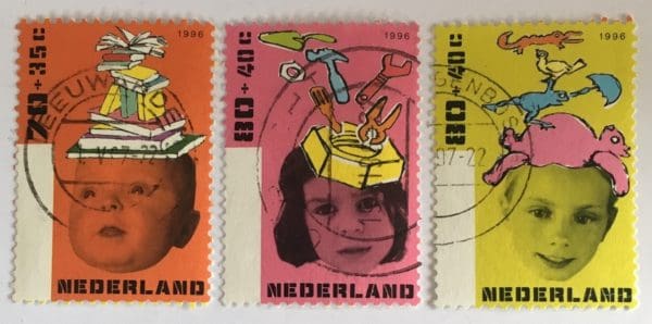 Netherlands Scott # B695-B697 Used