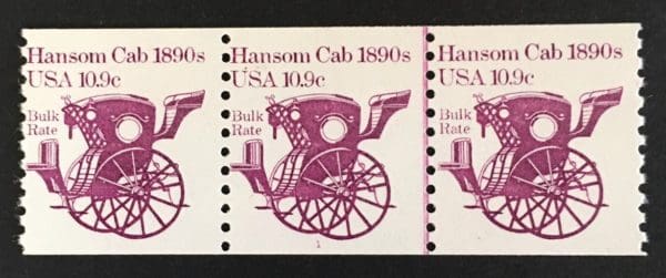 Scott # 1904a Mint Never Hinged Plate Strip of 3 #1