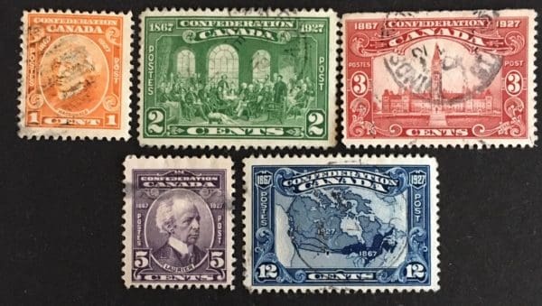 Canada Scott # 141-145 Used