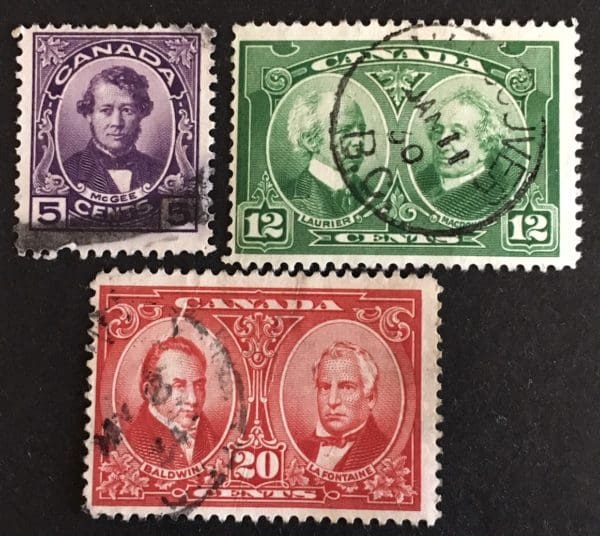 Canada Scott # 146-148 Used