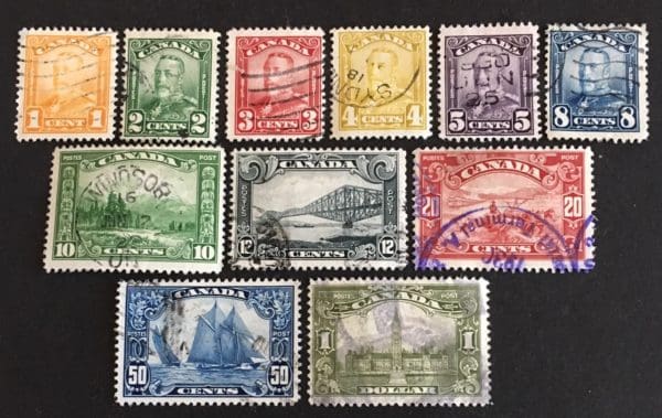 Canada Scott # 149-159 Used