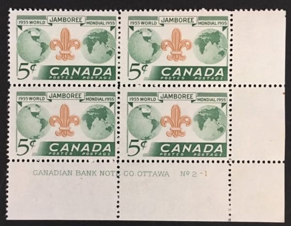 Canada Scott # 356 MNH Plate Block