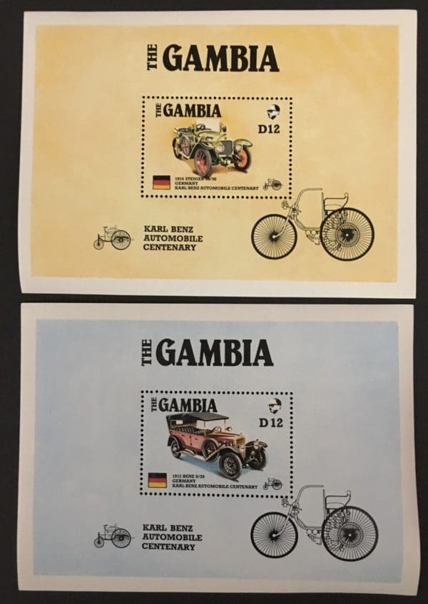 Gambia Scott # 628-629 Mint Never Hinged