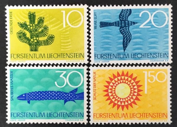 Liechtenstein Scott # 406-409 Mint Hinged