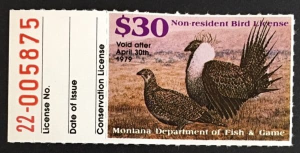 Scott  Montana # A30 Duck Stamp Mint Never Hinged