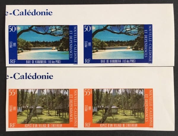 New Caledonia Scott # 537-538 Mint Never Hinged