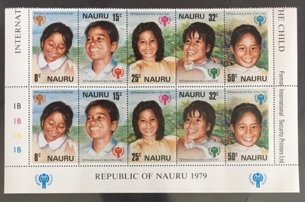 Nauru Scott # 201-205a Mint Never Hinged