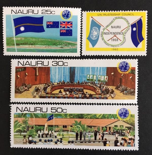 Nauru Scott # 221-223 Mint Never Hinged