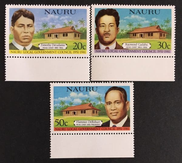 Nauru Scott # 224-226 Mint Never Hinged