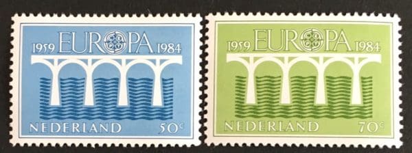 Netherlands Scott # 657-658 MNH